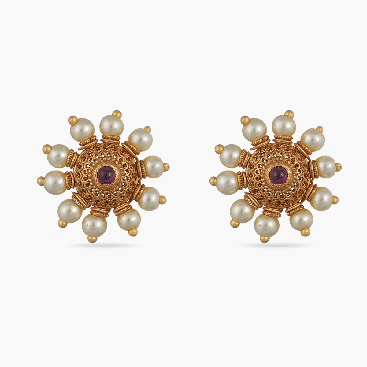 Peacock Ball Design Jhumkas - South India Jewels | Gold earrings models,  Gold bridal jewellery sets, Gold jewelry stores